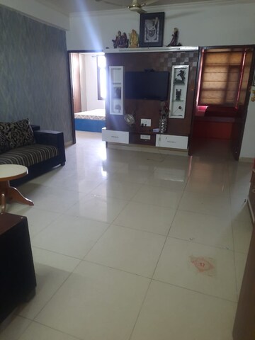 Living Room in 3 BHK Apartment at Vardhman Imperial Height, Gandhi Path – for Rent