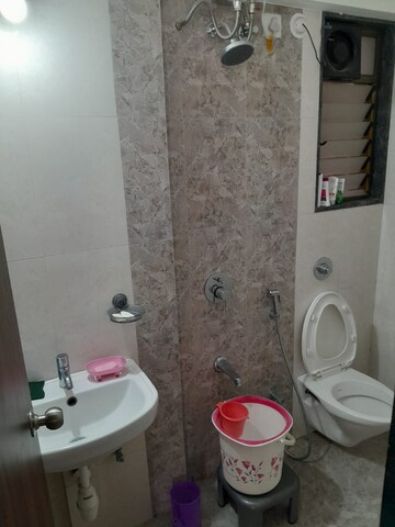 Bathroom in 1 BHK Apartment at Amit Colori, Undri – for Sale