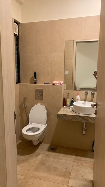 Bathroom in 2 BHK Apartment at Lohia Unicus C Wing, Bavdhan – for Rent