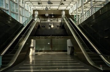 Staircase in  Office Space at Pinnacle Business Park, Andheri East – for Rent