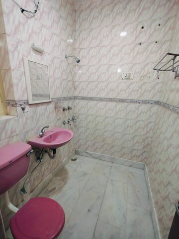 Bathroom in 3 BHK Builder Floor at New Friends Colony – for Rent