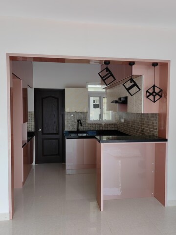 Kitchen in 3 BHK Apartment at SJR Blue Waters, Off Sarjapur Road – for Rent