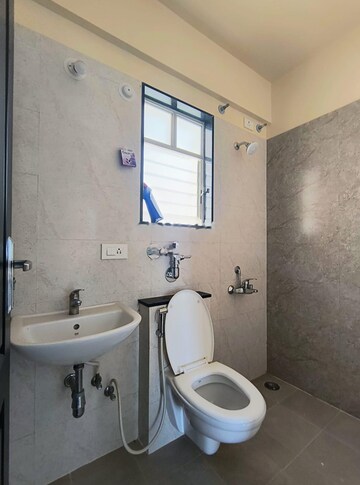Bathroom in 2 BHK Apartment at Nyati Elan, Wagholi – for Rent