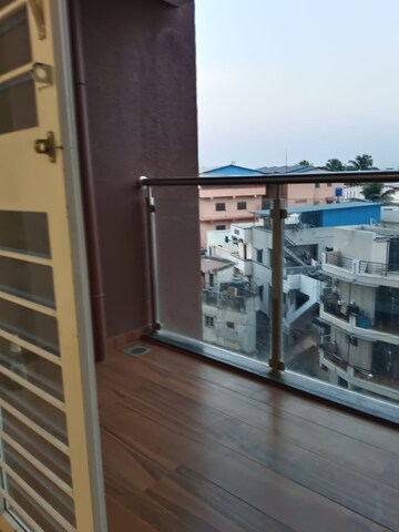 Balcony in 3 BHK Apartment at Mansarovar Park – for Rent