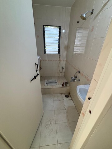 Bathroom in 1 BHK Apartment at Anand Nagar Park CHS, Kothrud – for Rent