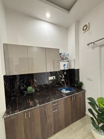 Kitchen in 1 RK Builder Floor at Ansal Sushant Lok I, Sector 43 – for Rent