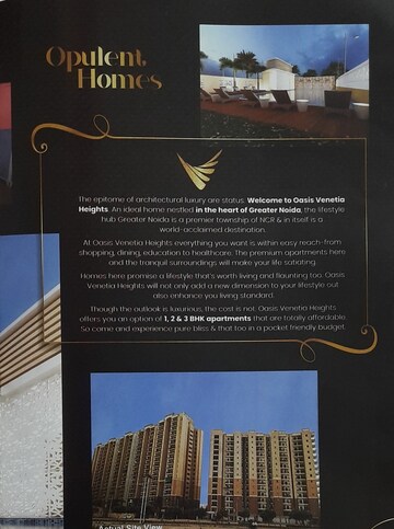 2 BHK Apartment – Exterior View View at Oasis Venetia Heights, Upsidc Site C - for Sale