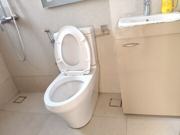 Bathroom in 2 BHK Apartment at Hiranandani Athena, Ghodbunder Road – for Rent