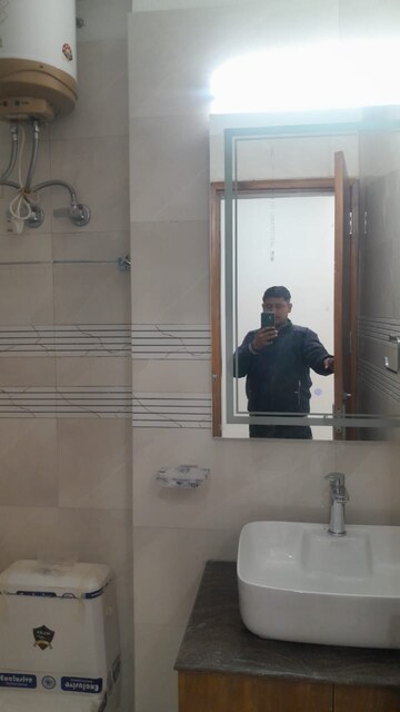 Bathroom in 3 BHK Builder Floor at Vipul World Floors, Sector 48 – for Rent