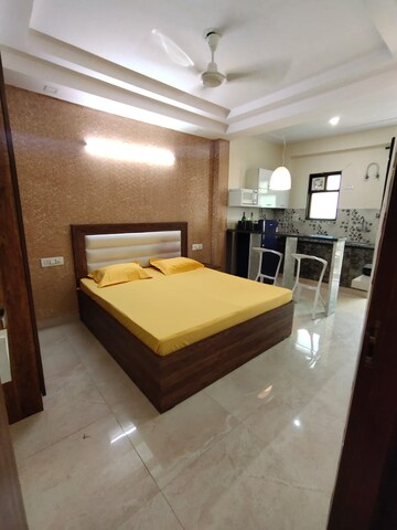 Kitchen in 1 RK Builder Floor at Ansal Sushant Lok I, Sector 43 – for Rent