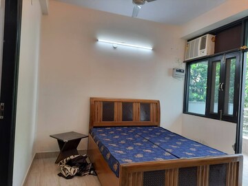 Bedroom in 1 BHK Builder Floor at Ansal Sushant Lok I, Sector 43 – for Rent
