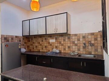 Kitchen in 1 BHK Builder Floor at Ansal Sushant Lok I, Sector 43 – for Rent
