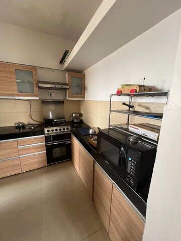 Kitchen in 3 BHK Apartment at Pride Aashiyana, Dhanori – for Rent