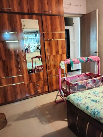 Bedroom in 2 BHK Apartment at Jaydeep Park, Majiwada – for Sale