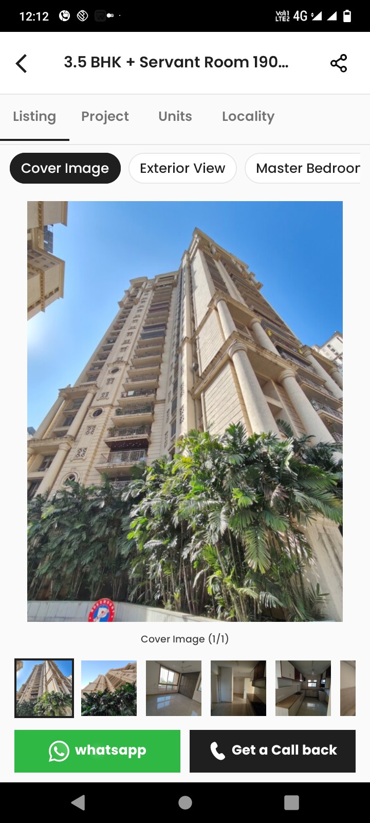 4 BHK + Pooja Room,Study Room Apartment For Sale in Hiranandani Rodas Enclave Leona