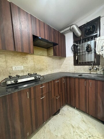Kitchen in 2 BHK Builder Floor at Saket – for Rent