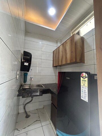 Kitchen in 1 RK Builder Floor at Ansal Sushant Lok I, Sector 43 – for Rent