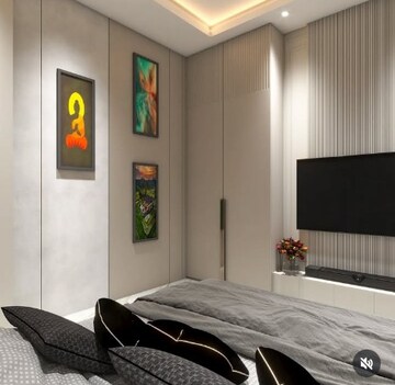 Bedroom in 4 BHK Apartment at Elegant Vaishali Utsav, Vaishali Nagar – for Sale