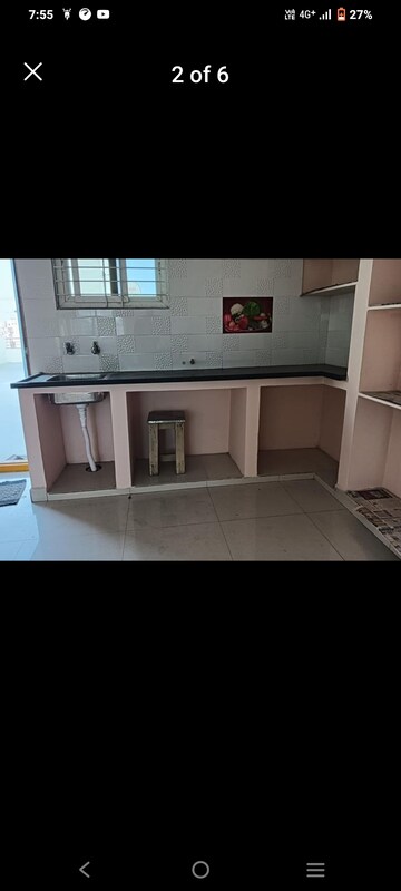 Kitchen in 1 RK Builder Floor at Begumpet – for Rent