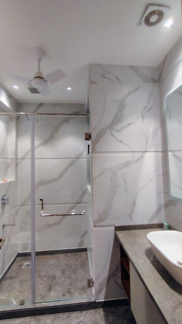 Bathroom in 3.5 BHK Builder Floor at DLF Atria, Dlf Phase ii – for Rent