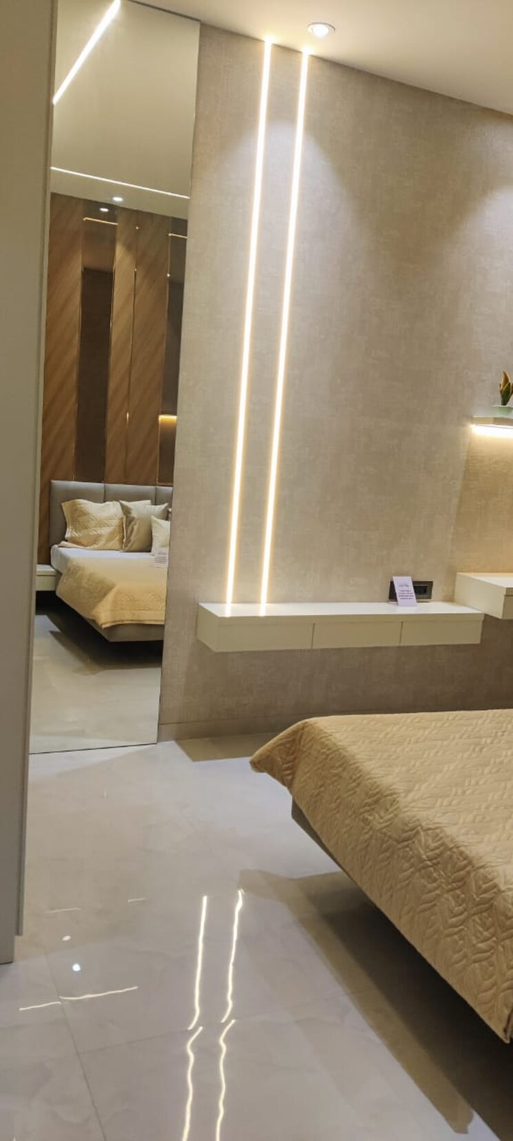 Master Bedroom, shripal-sattva 2 Bedroom 537 Sq.Ft. Apartment In Vasai West Palghar 8131403