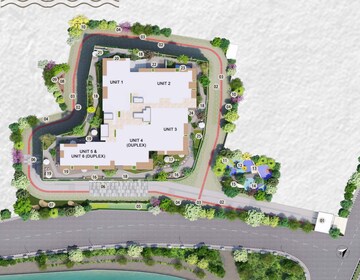 Master Plan in 4 BHK Apartment at Prestige Vaishnaoi Rainbow Waters, Rai Durg – for Sale