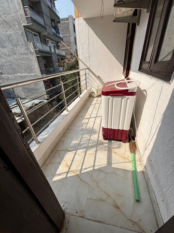 Balcony in 3 BHK Builder Floor at Saket – for Rent