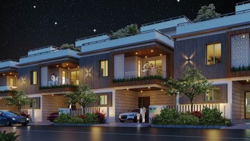 3 BHK Villa – Exterior View View at GNR Anvaya Icon City, Kongara Kalan - for Sale