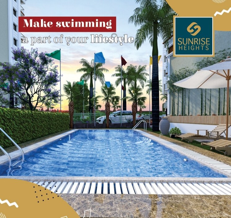 Swimming Pool, maa-vaishnav-sunrise-heights 2.5 Bedroom 1100 Sq.Ft. Apartment In Hoshangabad Bhopal 8131924