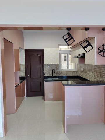 Kitchen in 3 BHK Apartment at SJR Blue Waters, Off Sarjapur Road – for Rent