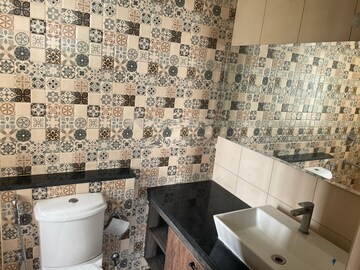 Bathroom in 3 BHK Apartment at Brigade Cornerstone Utopia, Varthur – for Rent
