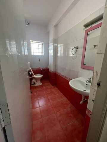 Bathroom in 3 BHK Apartment at Mahaveer Aspen, Kanakapura Road – for Rent