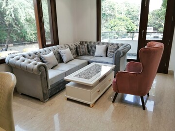 Living Room in 3 BHK Builder Floor at Anand Niketan – for Rent