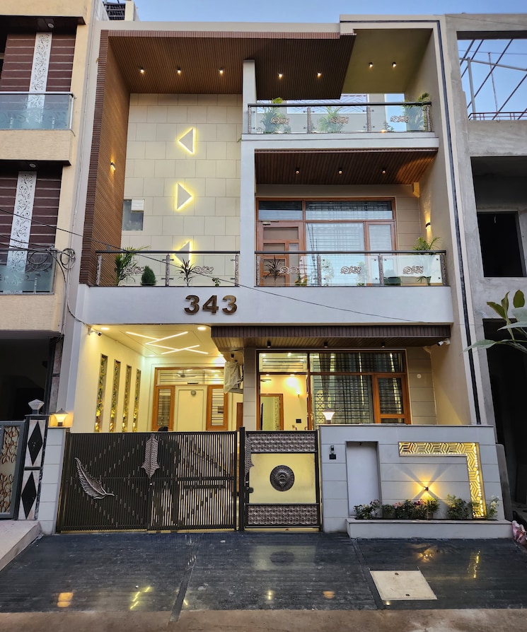 Kitchen, chitrakoot-residency 4 Bedroom 200 Sq.Yd. Villa In Chitrakoot Jaipur 8132931