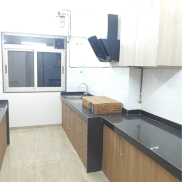 Kitchen in 3 BHK Apartment at Acropolis CHS, Gulmohar Colony – for Rent