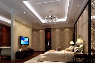 Living Room in 4 BHK Apartment at Ahuja Towers, Prabhadevi – for Rent