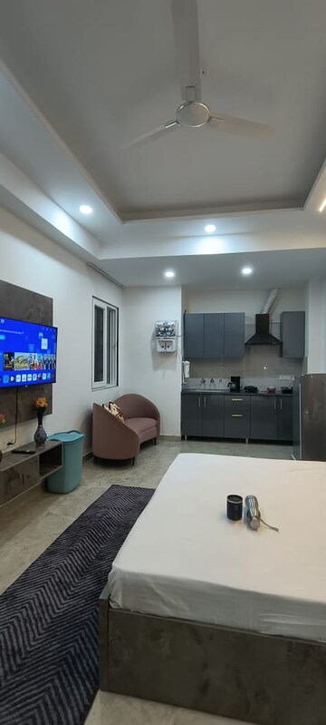 Living Room in Studio Builder Floor at Sector 38 – for Rent