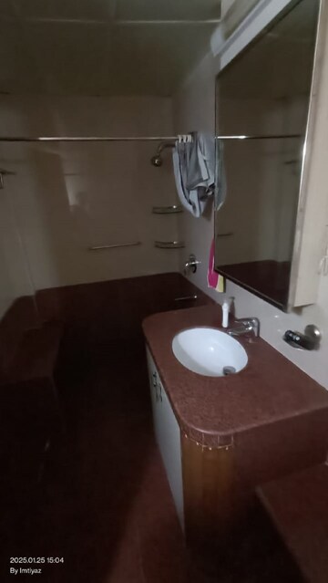 Bathroom in 3 BHK Apartment at Bandra West – for Rent