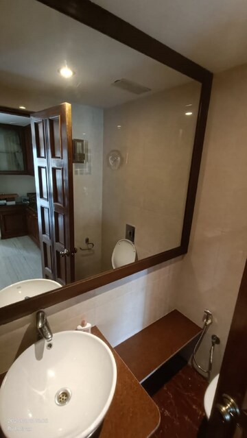 Bathroom in 3 BHK Apartment at Bandra West – for Rent