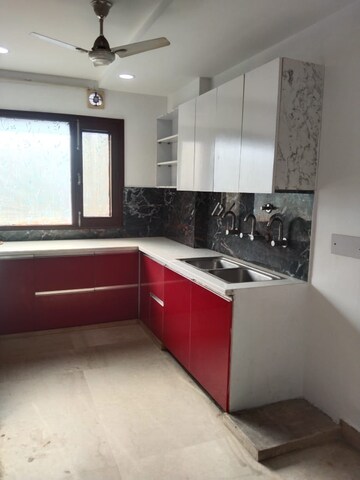Kitchen in 3 BHK Builder Floor at Jagriti Enclave – for Rent