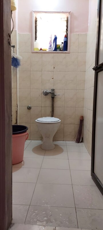 Bathroom in 2 BHK Apartment at Shiv Om Complex, Powai – for Rent