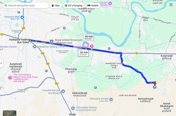  Plot – Map Location View at Alandi Mhatobachi - for Sale