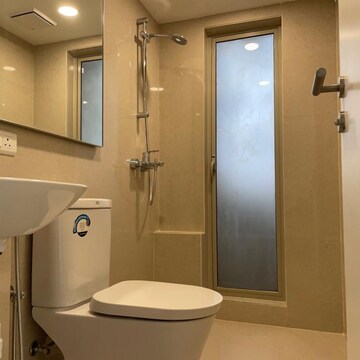 Bathroom in 1 BHK Apartment at Hiranandani Estate Solitaire C, Hiranandani Estate – for Rent