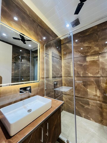 Bathroom in 3 BHK Builder Floor at Kohli One Malibu Town, Sector 47 – for Sale