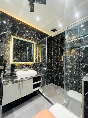 Bathroom in 3 BHK Builder Floor at Kohli One Malibu Town, Sector 47 – for Sale