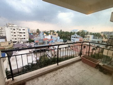 Balcony in 3 BHK Apartment at Plama Heights, Hennur – for Rent