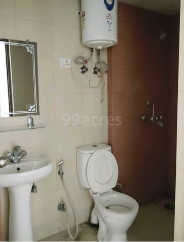 Bathroom in 2 BHK Apartment at Mahagun Mywoods, Sector 16c Greater Noida – for Rent