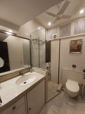 Bathroom in 2 BHK Apartment at Bandra West – for Rent