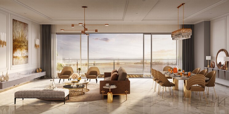 Living Room, kalpataru-oceana 4 Bedroom 2307 Sq.Ft. Apartment In Prabhadevi Mumbai 8133783