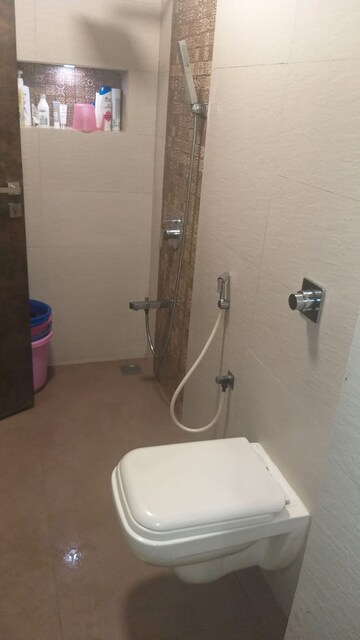 Bathroom in 3 BHK Apartment at Windermere CHS Andheri West, Andheri West – for Rent